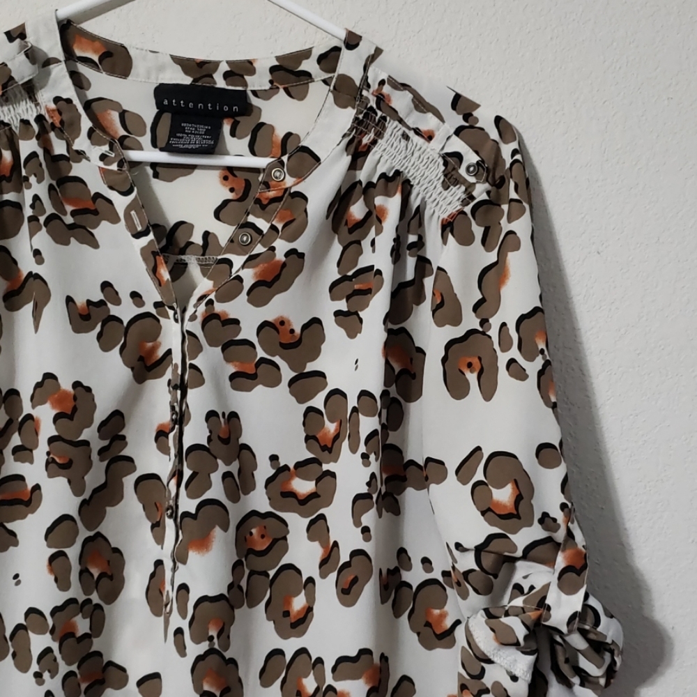 Animal print top